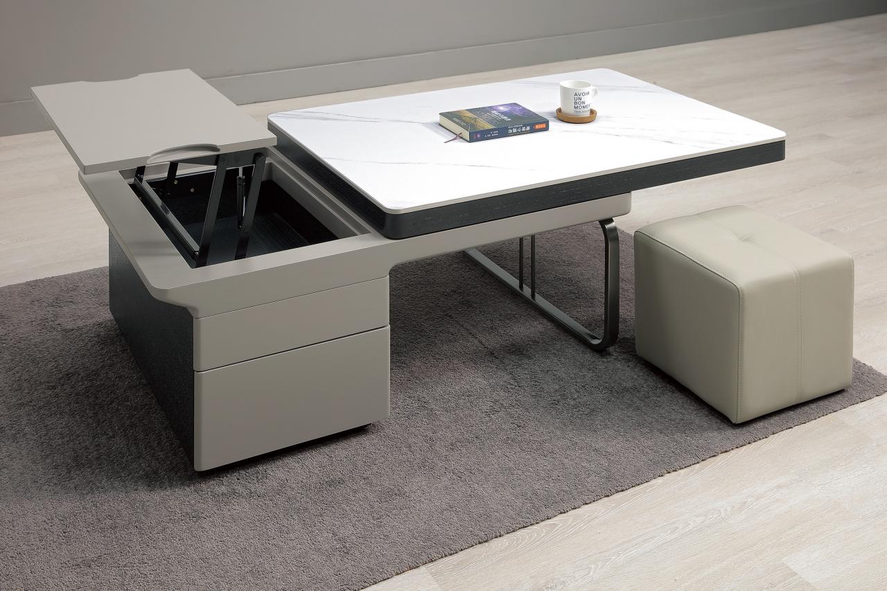 弗里達功能岩板茶几