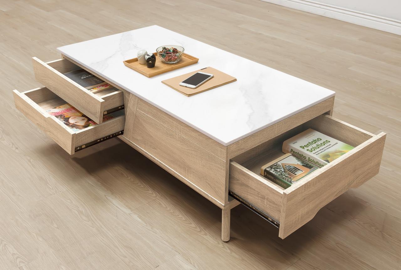 奧斯陸岩板大茶几