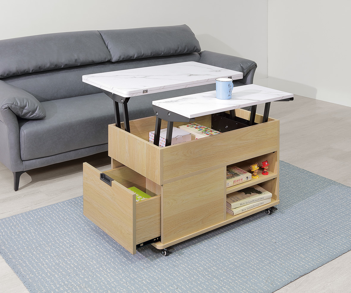 萊特2.7 尺雙升降移動茶几