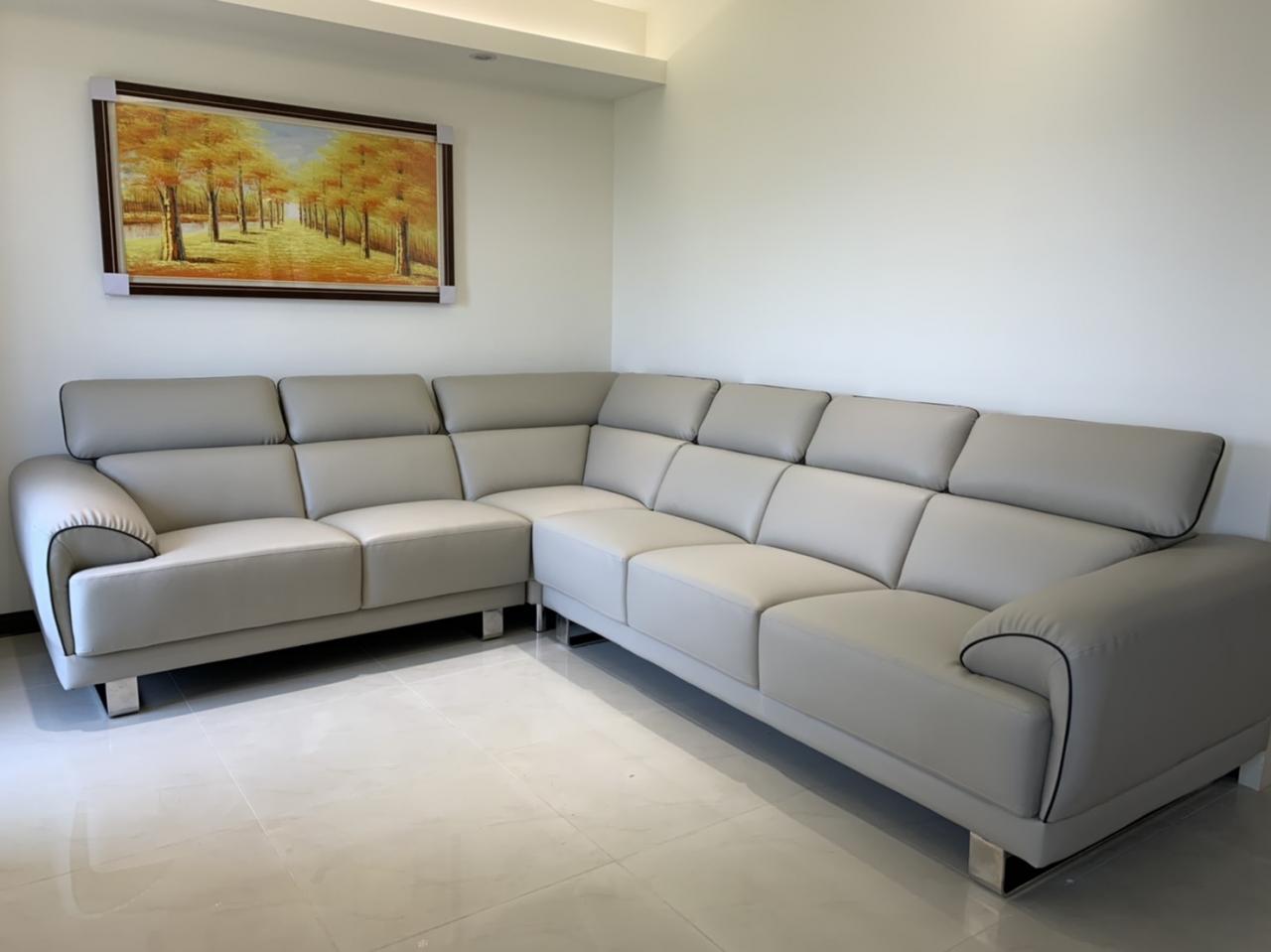 客製化海灣半牛皮沙發