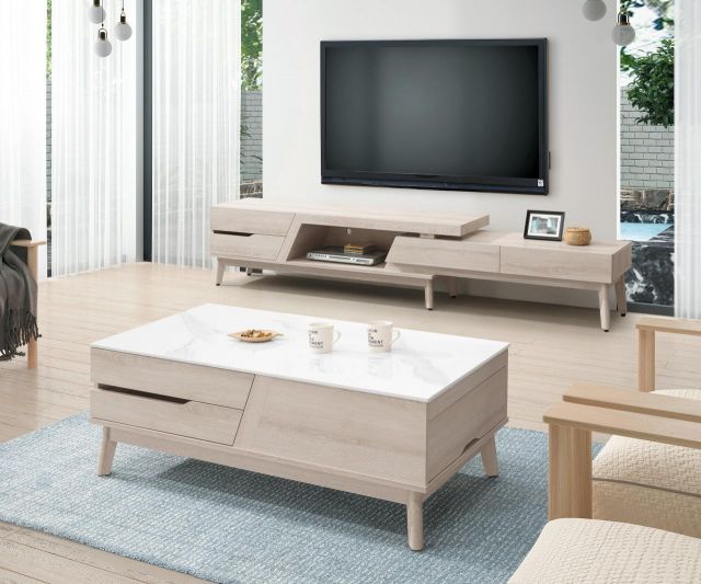 哈娜岩板大茶几